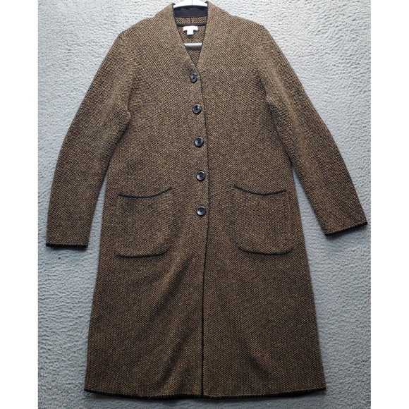 J. Jill Sweaters - J. Jill Cardigan Womens Petite Small Multi Tweed Look Marled V Neck Button Front